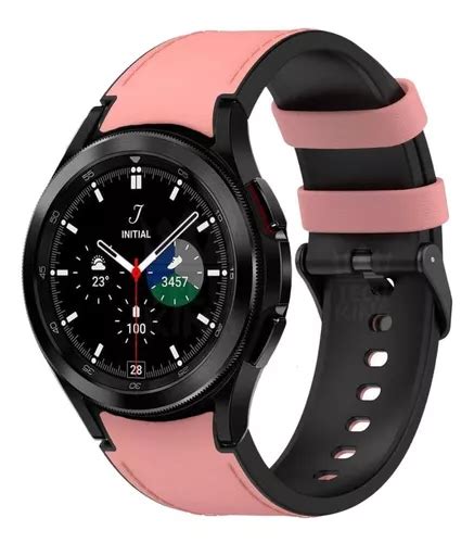 Pulseira Silicone Couro Sintético Para Galaxy Watch4 46mm MercadoLivre