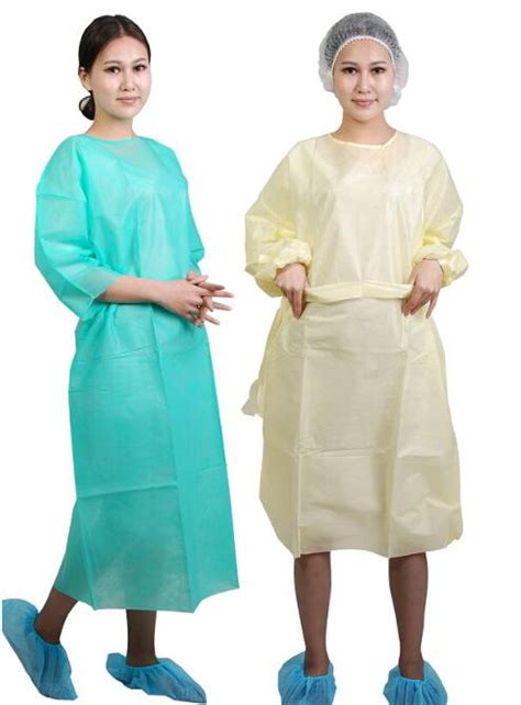 PP SMS Disposable Isolation Gown Visitor Gown Disposable ProteCtive Gown