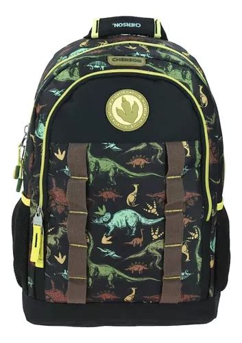 Mochila Chenson Original Dinosaurios Con Porta Tablet Envío gratis