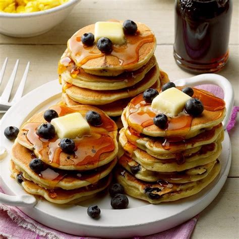 Buttermilk Blueberry Pancakes Recipe How To Make It