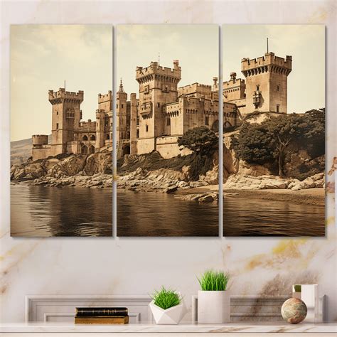 DesignArt Castles Historic Elegance Classic - Architecture Metal Wall ...