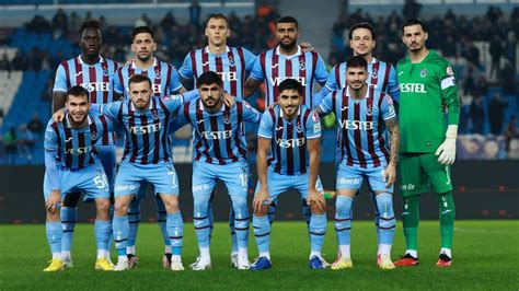 Trabzonspor un kamp kadrosu açıklandı