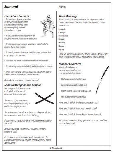 samurai studyladder interactive learning games