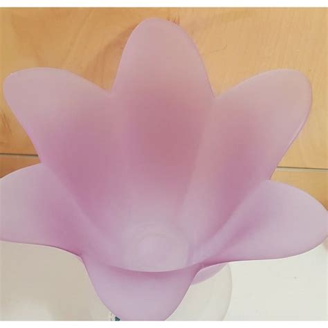 Partylite Accents Partylite Royal Tulip 6 Votive Tea Light Lavender Frosted Candle Holder