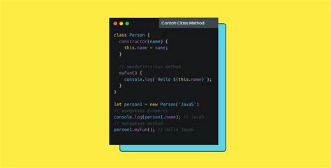 Mengenal Class Di Javascript Minarsih Tech