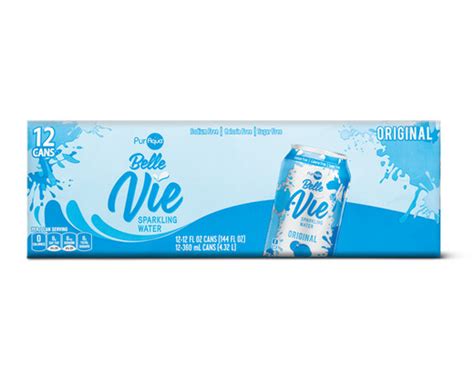 Flavored Sparkling Water Puraqua Belle Vie Aldi Us