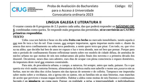 Aprobarías el examen de Lengua Gallega y Literatura de la Selectividad