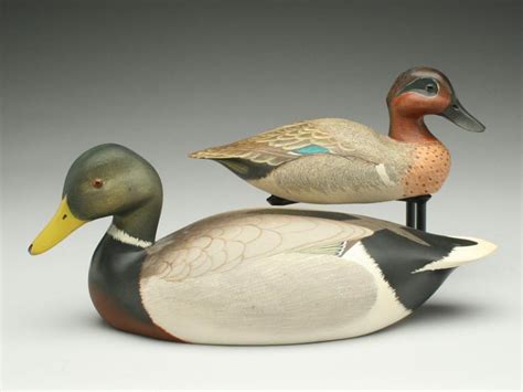 Two Decorative Decoys Ken Harris Woodville New York