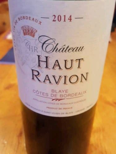 Johanès Boubée Chateau Haut Ravion Bordeaux Vivino US