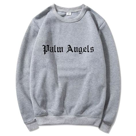 Купить Кофта мужская зимняя Palm Angels (Палм Ангелс) черная | Свитшот ...
