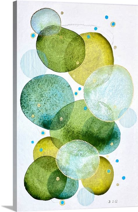 Green Dots Wall Art, Canvas Prints, Framed Prints, Wall Peels | Great ...