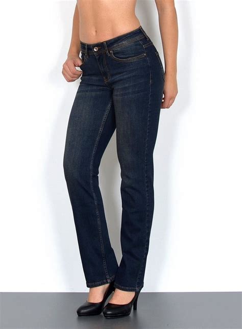 Esra Straight Jeans G100« High Waist Straight Fit Jeans Damen Bis