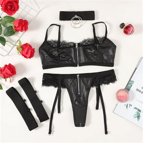 Generic Ins2025 New Sexy Lingerie Nightclub Sox Buckle Stitching Sexy Suit Women 26882 Walmart