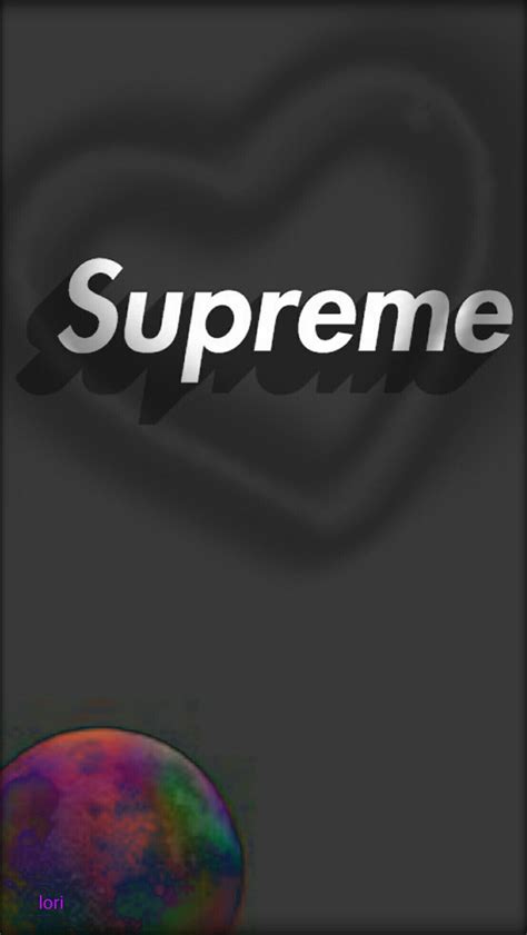 Supreme Logo on Black Background