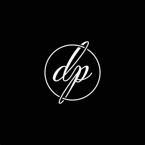 DP Initial Signature Logo Handwriting Logo Template Vector 28195418