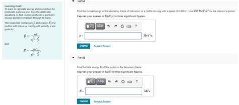 Solved Learning Goal To Learn To Calculate Energy And