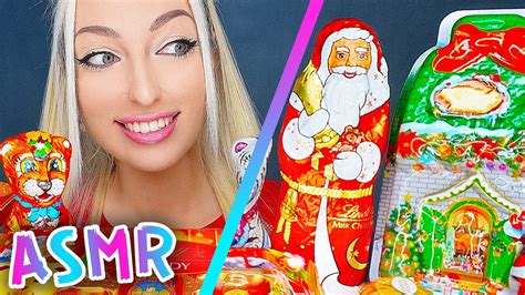 Asmr Mukbang 먹방 Chocolate Christmas Food Santa Lindt Milka 크리스마스