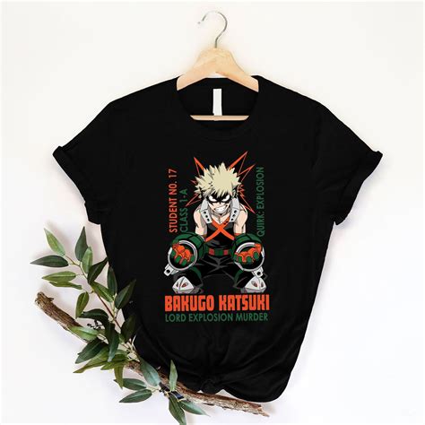 Bakugou Skull T Shirts Bakugou Shirt Bakugou Katsuki Skull Etsy