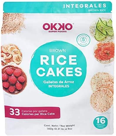 Okko Super Foods Galletas De Arroz Integral 140 Gramos Vive Al 100