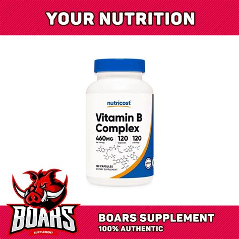 Nutricost Vitamin B Complex Mg Vi N U Ng B Sung Vitamin Nh M B To N