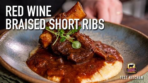 Classic Red Wine Braised Short Ribs Recipe Gusto Saporito