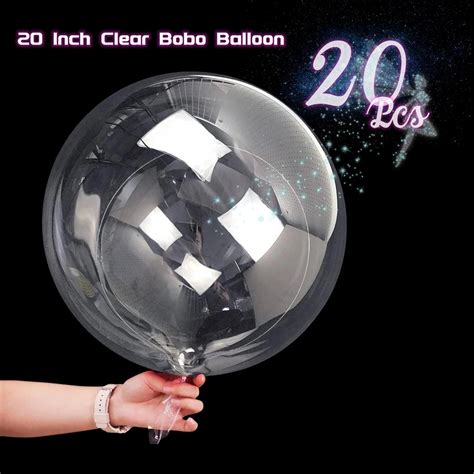 Pcs Bobo Balloons Bubble Balloons Inch Clear Bobo Balloon Large