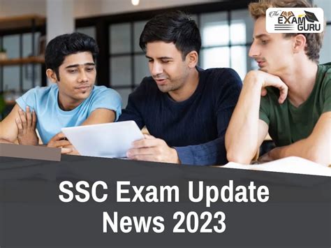 SSC Exam Update News 2023