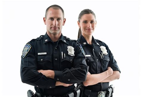 Premium Photo Photo Of Male And Female Police Officers