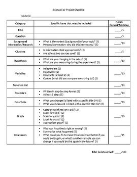 Science Fair Project Rubric Science Fair Rubric Science Fair Images