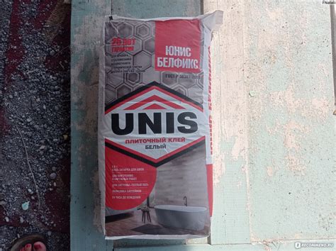 Белый клей для стеклянной, мозаичной плитки и мрамора Юнис Белфикс ...