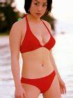 Pure Japanese Busty Hot Red Bikini Model Komukai Minako Sexy Body 031219