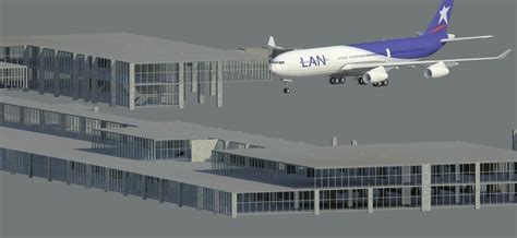 Domestic Airport terminal Nashik free 3D Model DWG | CGTrader.com