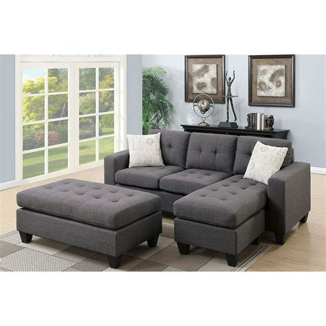 Gray Sectional Sofa With Ottoman | Cabinets Matttroy