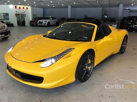 Ferrari 458 Spider 2014 45 In Selangor Automatic Convertible Yellow