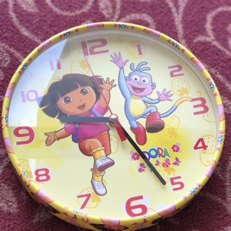 Dora Wall Clock Furniture And Home Living Home Decor Clocks On Carousell