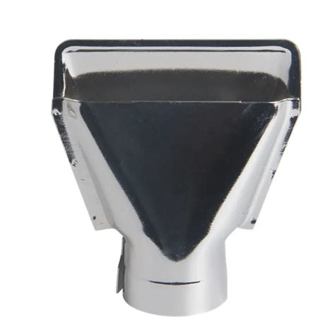 Hot Air Gun Nozzles 35mm Flat Mouth Hot Air Gun Silver For Soldering Rework For Electronic Heat
