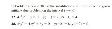 Solved In Problems 1 18 Solve Each Differential Equation By