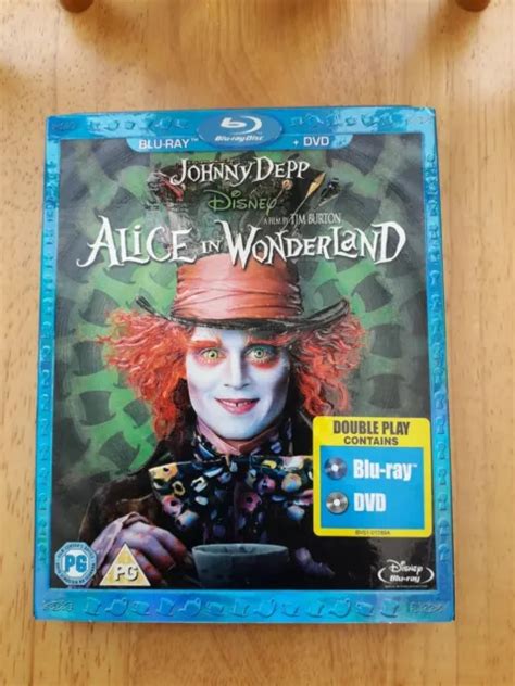 Alice In Wonderland Blu Ray Dvd Disc Gatefold Card Slip Cover