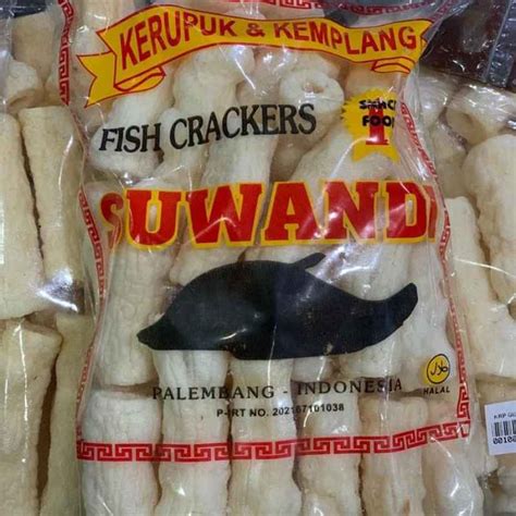 Jual Suwandi Kemplang Kerupuk Goreng Ikan Putak Palembang Bentuk Pipa