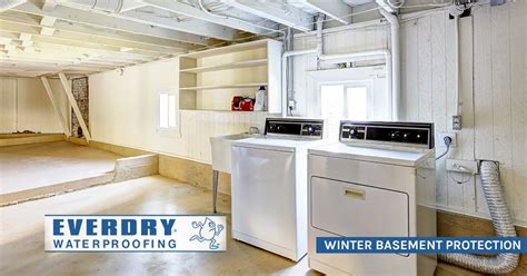 Waterproofing Your Basement For Winter Protection Everdry