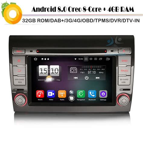 Leitor De Cd Do Carro Para Fiat Bravo Octa N Cleo Dab Android