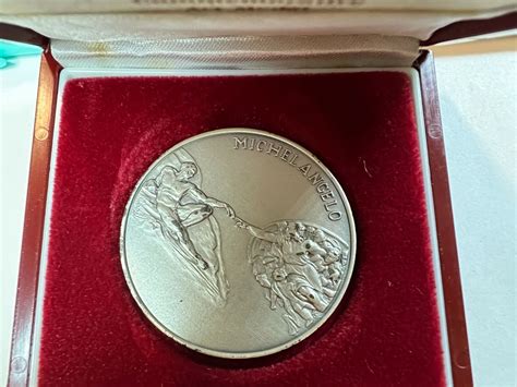 Musei Vaticani 1992 Commemorative Art Medal In Sterling Silver