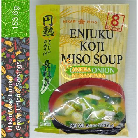 Jual Hikari Miso Non MSG Enjuku Koji No Misoshiru Green Onion 8