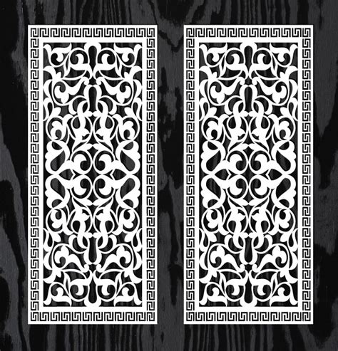 Design pattern panel screen – 3D Model – Vector files