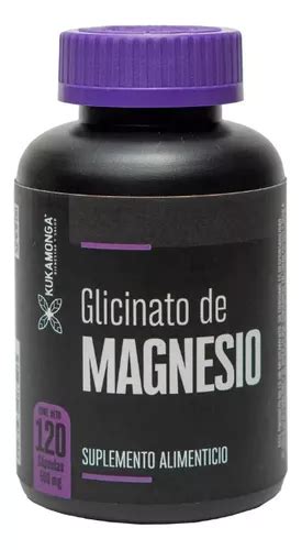 Glicinato De Magnesio 120 Cápsulas Meses Sin Interés