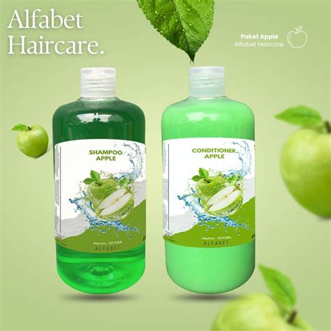 Jual Paket Alfabet Shampoo Salon Conditioner Apel Ala Salon Daily