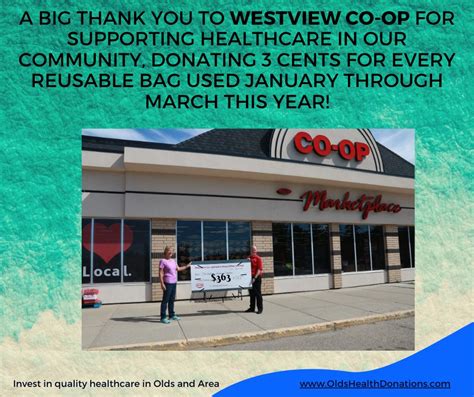 Westview CO-OP Supports Healthcare in the Community