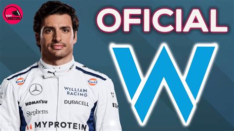 Oficial Carlos Sainz Firma Con Williams Para Soymotor Youtube