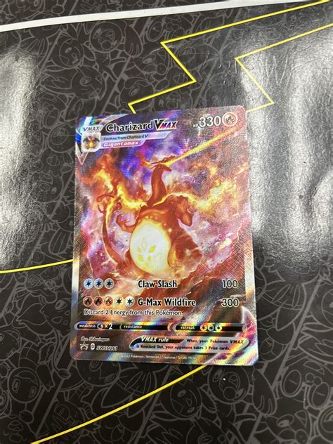 Mavin Pok Mon Tcg Charizard Vmax Swsh Full Art Ultra Rare Black