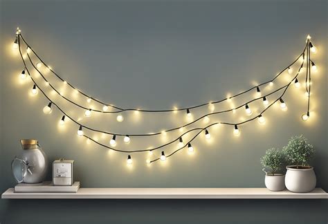 How To Hang Fairy Lights Without Damaging The Wall Colour Saturated Life